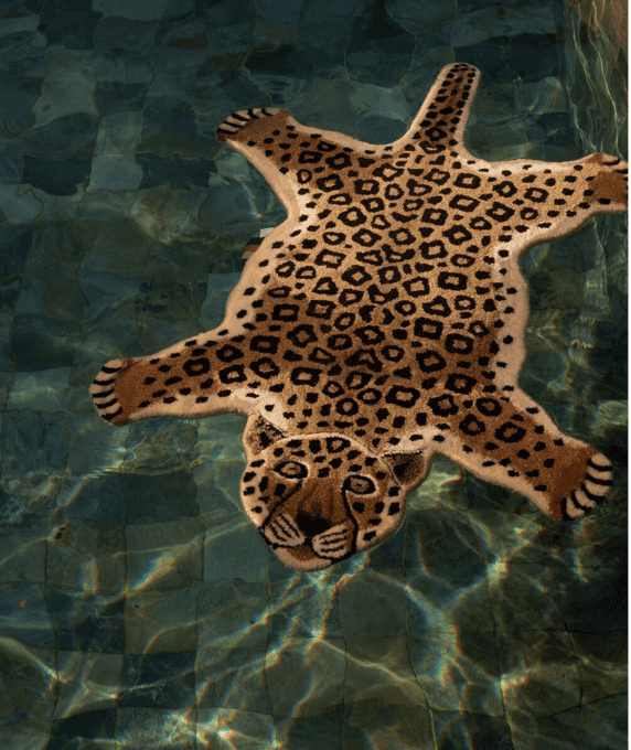 DOING GOOD TAPIS LEOPARD LARGE