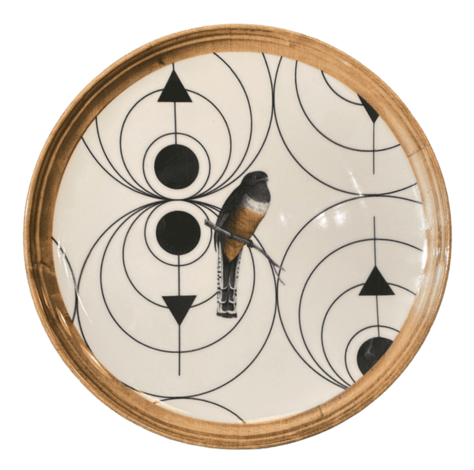 ASSIETTE OISEAU 
