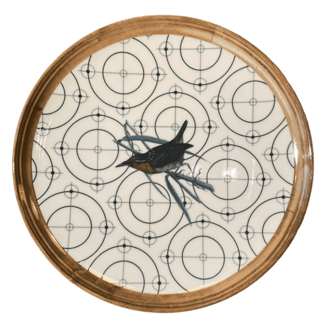 ASSIETTE OISEAU 