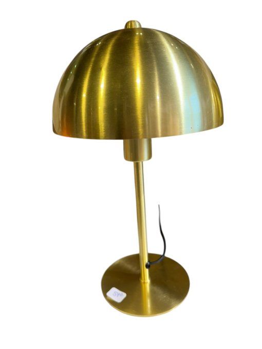 Lampe champignon doré